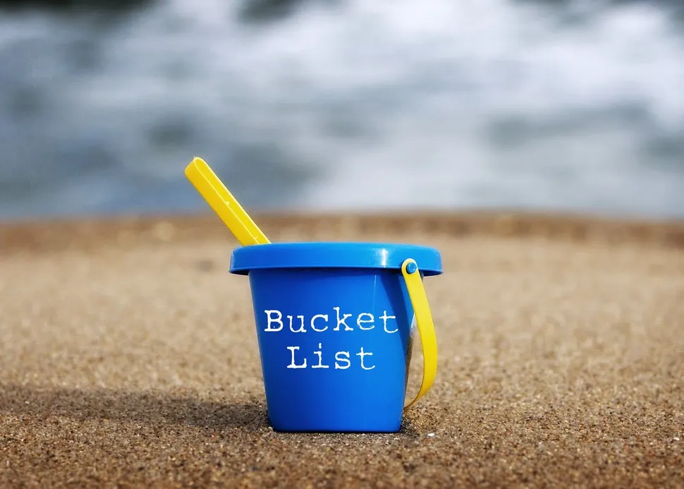 Bucket Lists Are For The Living. Write Yours & Get To Work On Having Fun! image